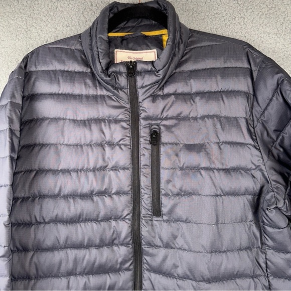 The Original Fat Face Brand Jacket Mens Large Gray Puffer Nylon Drawstring - Picture 4 of 9